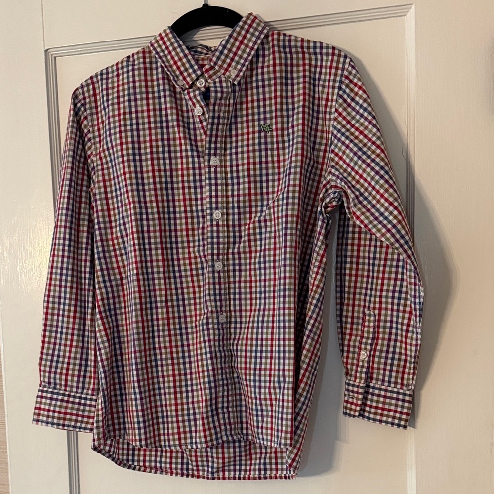 Classic Checkered Kids Button Down Shirt